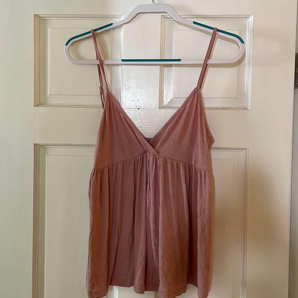 Womens pink tank top